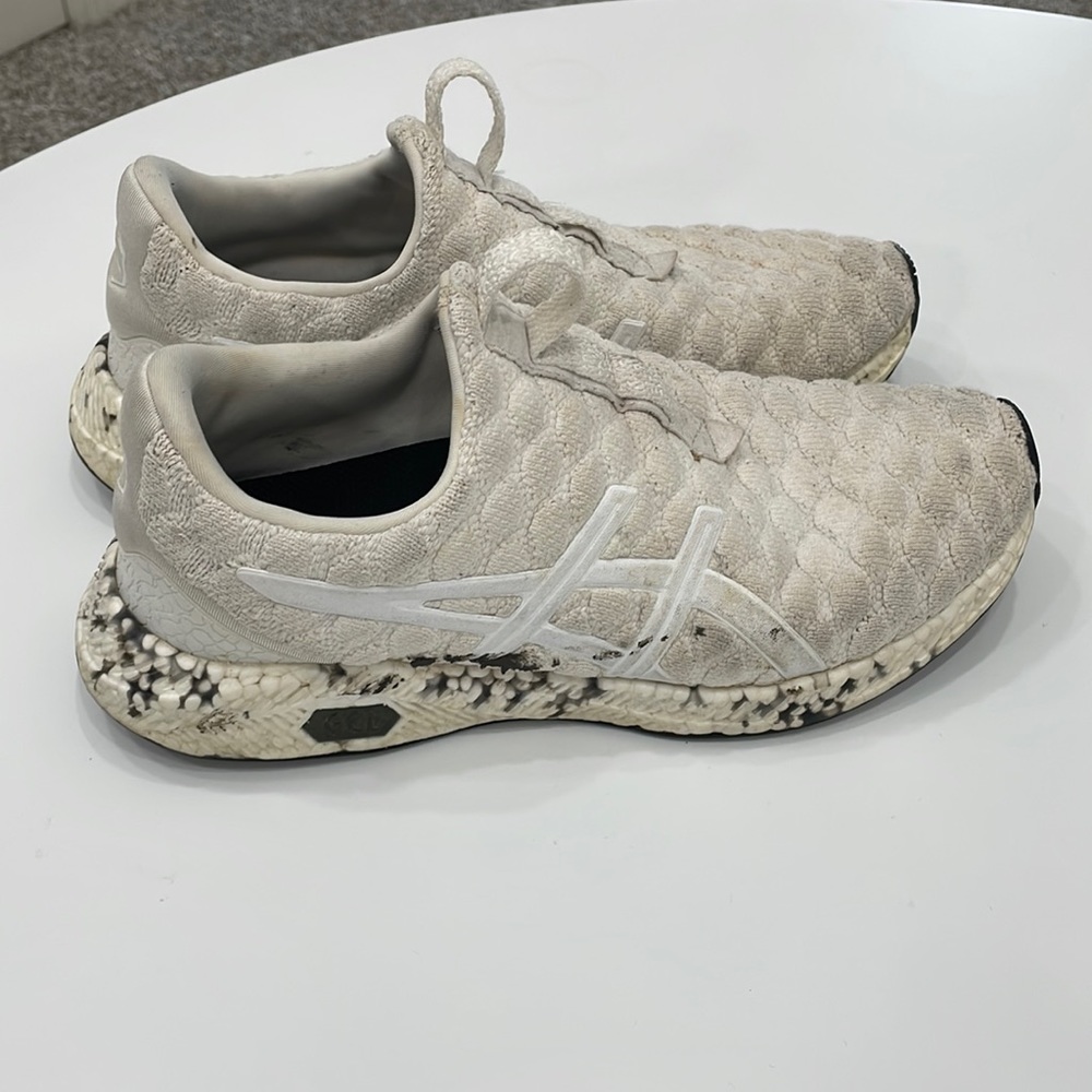 Steve Aoki asics hyper gel sneakers.